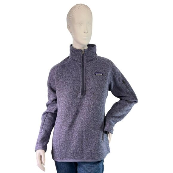 PATAGONIA Better Sweater 1/4 Zip Pullover Fleece Purple $139 Style 25617 Size M - Picture 1 of 9